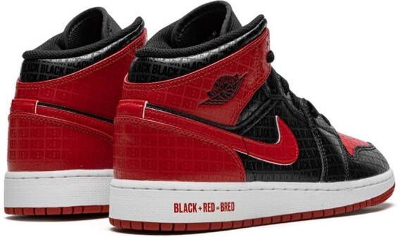 Jordan Kids Air Jordan 1 Mid sneakers Zwart