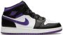 Jordan Kids Air Jordan 1 Mid "Dark Iris" sneakers Zwart - Thumbnail 2