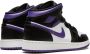 Jordan Kids Air Jordan 1 Mid "Dark Iris" sneakers Zwart - Thumbnail 3