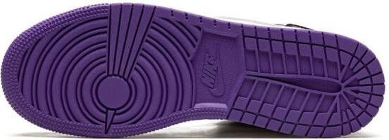 Jordan Kids Air Jordan 1 Mid "Dark Iris" sneakers Zwart