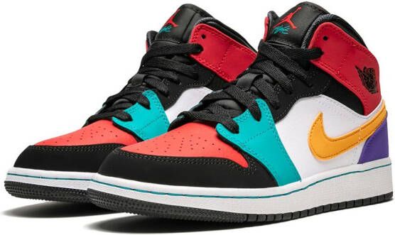 Jordan Kids Air Jordan 1 Mid sneakers Zwart