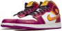 Jordan Kids Air Jordan 1 mid-top DOD sneakers Paars - Thumbnail 2