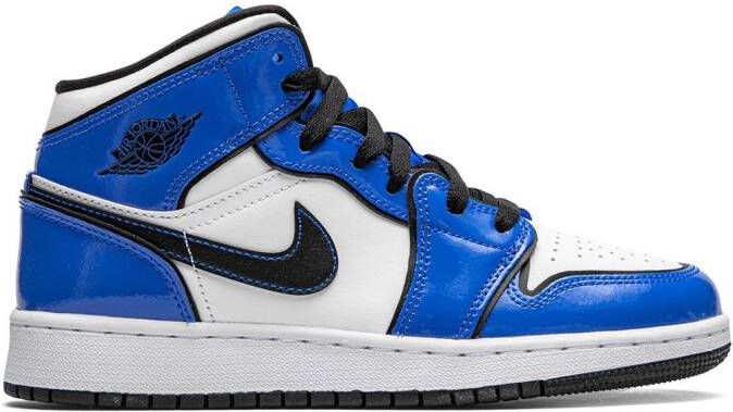 Jordan Kids Air Jordan 1 mid-top SE GS sneakers Blauw