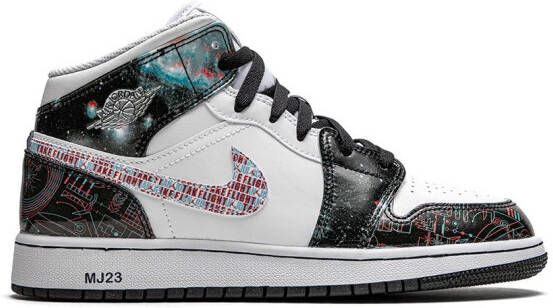 Jordan Kids Air Jordan 1 mid-top SE GS sneakers Wit