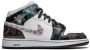 Jordan Kids Air Jordan 1 mid-top SE GS sneakers Wit - Thumbnail 2