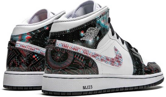 Jordan Kids Air Jordan 1 mid-top SE GS sneakers Wit