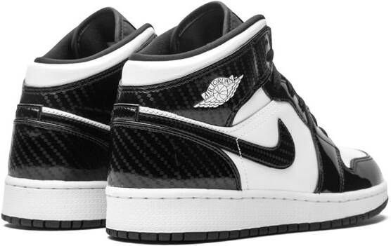 Jordan Kids Air Jordan 1 mid-top SE GS sneakers Zwart