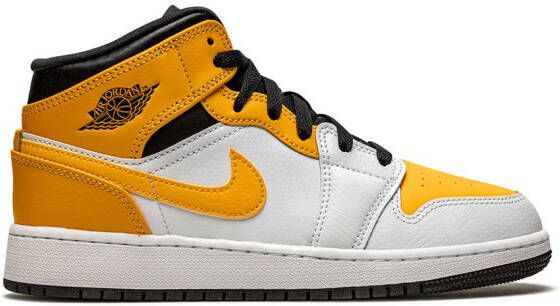 Jordan Kids Air Jordan 1 mid-top sneakers Wit