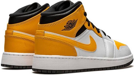 Jordan Kids Air Jordan 1 mid-top sneakers Wit