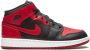 Jordan Kids Air Jordan 1 mid-top sneakers Zwart - Thumbnail 2