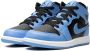 Jordan Kids "Air Jordan 1 mid-top University Gold sneakers" Blauw - Thumbnail 4