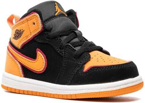 Jordan Kids "Air Jordan 1 Mid Vivid Orange sneakers" Oranje