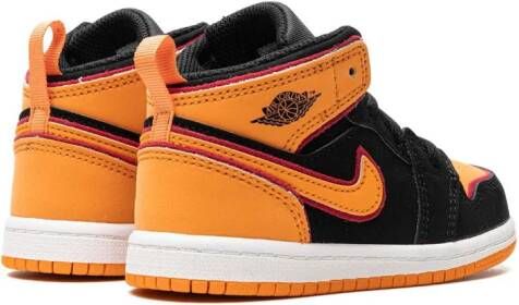 Jordan Kids "Air Jordan 1 Mid Vivid Orange sneakers" Oranje