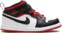 Jordan Kids "Air Jordan 1 Mid White Gym Red sneakers" Wit - Thumbnail 2