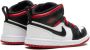 Jordan Kids "Air Jordan 1 Mid White Gym Red sneakers" Wit - Thumbnail 4