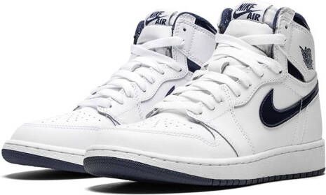 Jordan Kids Air Jordan 1 OG high-top sneakers Wit