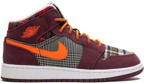 Jordan Kids Air Jordan 1 "Plaid" sneakers Rood