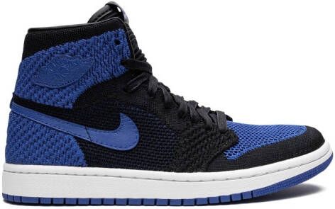 Jordan Kids Air Jordan 1 Retro Flyknit high-top sneakers Zwart