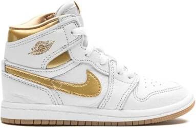 Jordan Kids Air Jordan 1 Retro High OG "Metallic Gold" sneakers Wit