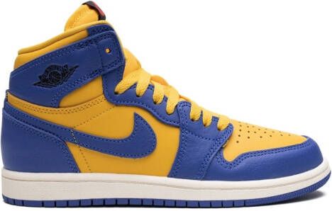 Jordan Kids "Air Jordan 1 Retro High OG Reverse Laney sneakers" Blauw