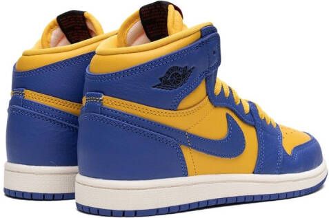 Jordan Kids "Air Jordan 1 Retro High OG Reverse Laney sneakers" Blauw