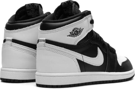 Jordan Kids Air Jordan 1 Retro High OG "Reverse Panda" sneakers Zwart