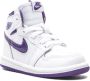 Jordan Kids "Air Jordan 1 Retro High TD Court Purple sneakers" Wit - Thumbnail 2