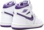 Jordan Kids "Air Jordan 1 Retro High TD Court Purple sneakers" Wit - Thumbnail 3