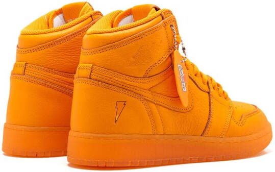 Jordan Kids Air Jordan 1 Retro high-top sneakers Geel