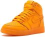 Jordan Kids Air Jordan 1 Retro high-top sneakers Geel - Thumbnail 4