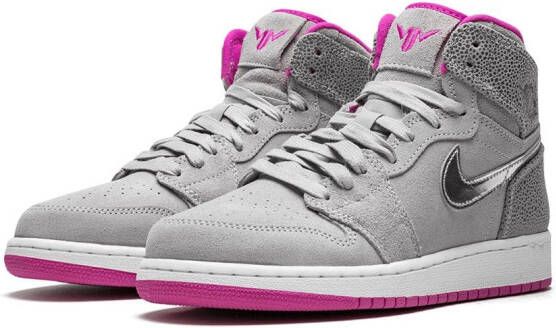 Jordan Kids Air Jordan 1 Retro high-top sneakers Grijs