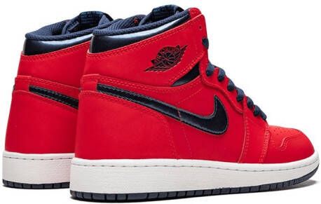 Jordan Kids Air Jordan 1 Retro high-top sneakers Rood