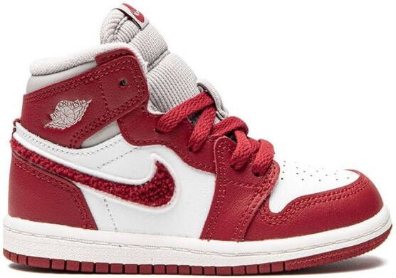 Jordan Kids Air Jordan 1 Retro high-top sneakers Rood