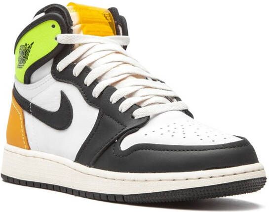 Jordan Kids Air Jordan 1 Retro high-top sneakers Zwart