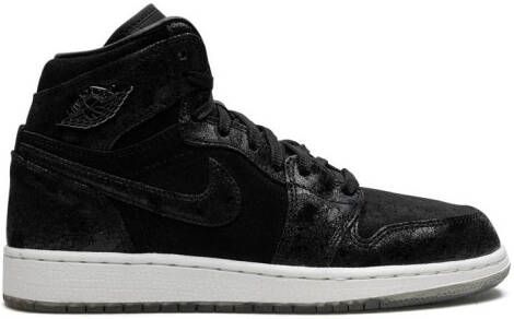 Jordan Kids Air Jordan 1 Retro high-top sneakers Zwart