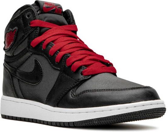 Jordan Kids Air Jordan 1 Retro high-top sneakers Zwart