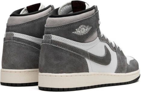 Jordan Kids "Air Jordan 1 Retro High Washed Heritage sneakers" Wit