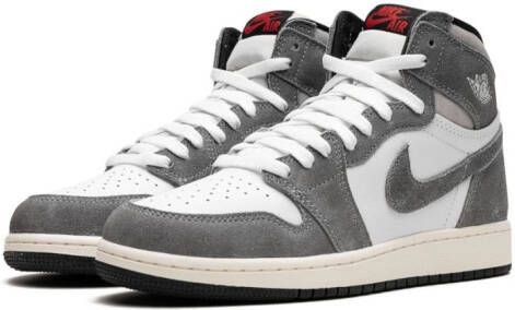Jordan Kids "Air Jordan 1 Retro High Washed Heritage sneakers" Wit