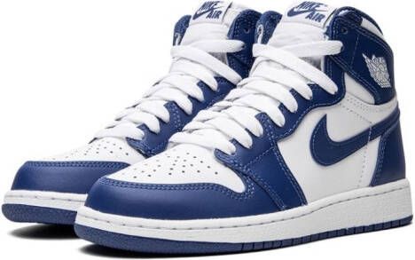 Jordan Kids Air Jordan 1 Retro OG BG high-top sneakers Wit