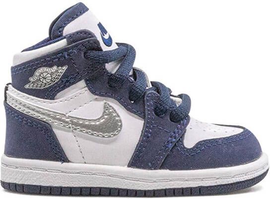 Jordan Kids Air Jordan 1 Retro OG high-top sneakers Blauw