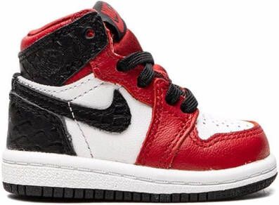 Jordan Kids Air Jordan 1 Retro TD high-top sneakers Rood