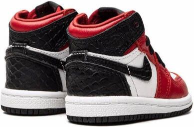 Jordan Kids Air Jordan 1 Retro TD high-top sneakers Rood