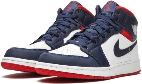 Jordan Kids Air Jordan 1 SE GS mid-top sneakers Wit