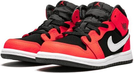 Jordan Kids Air Jordan 1 TD mid-top sneakers Rood