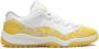 Jordan Kids "Air Jordan 11 Low Yellow Snakeskin sneakers" Wit - Thumbnail 2