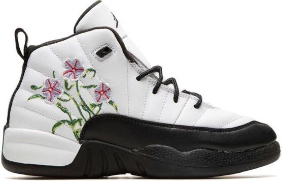 Jordan Kids Air Jordan 12 "Floral" sneakers Wit