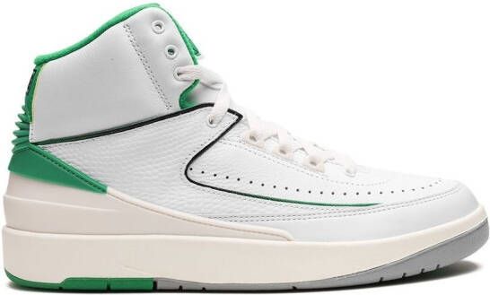 Jordan Kids "Air Jordan 2 Lucky Green sneakers" Wit