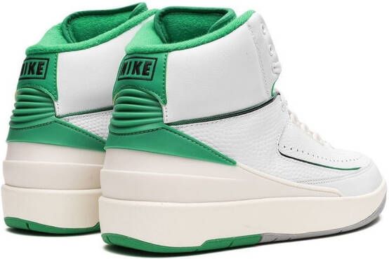 Jordan Kids "Air Jordan 2 Lucky Green sneakers" Wit
