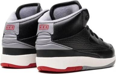 Jordan Kids "Air Jordan 2 Retro Black Cement sneakers" Zwart