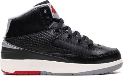 Jordan Kids "Air Jordan 2 Retro Black Cement sneakers" Zwart